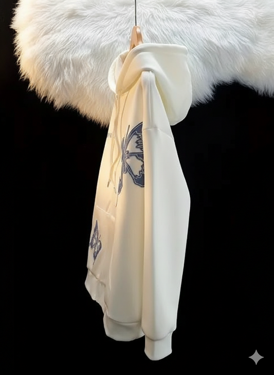 GRC Vibrant Butterfly Pattern Pocket Hoodie at ₹ 350/piece ( KOREAN outfit for INDIAN girls )