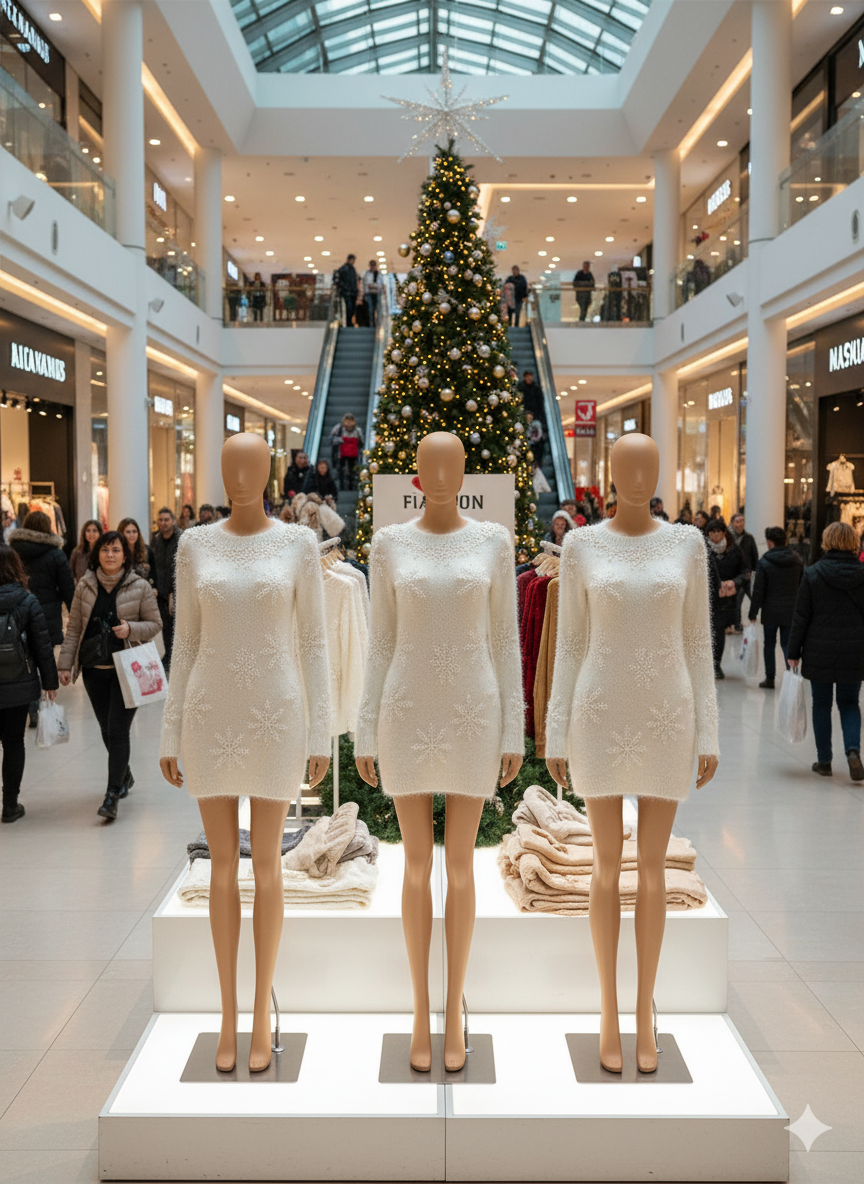 women's white fluppy top tunic with diamante winter dress ( KOREAN DRESS FOR INDIAN GIRL'S )